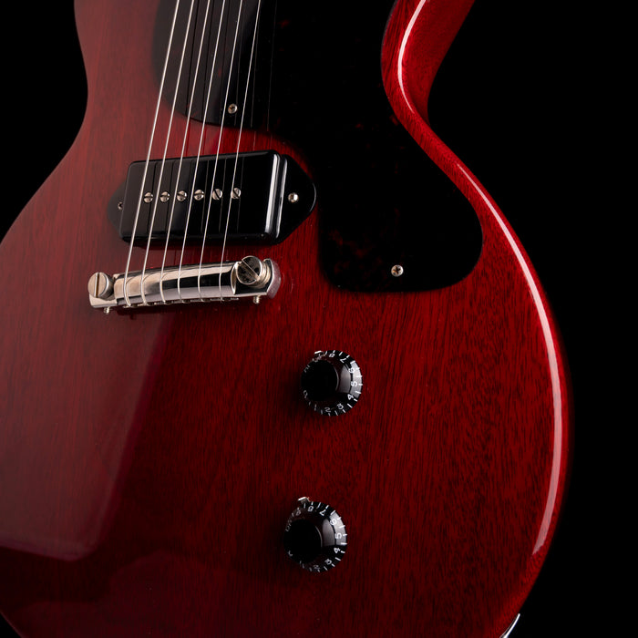 Pre Owned Gibson Custom Shop 1958 Les Paul Junior Double Cut Cherry Red With OHSC