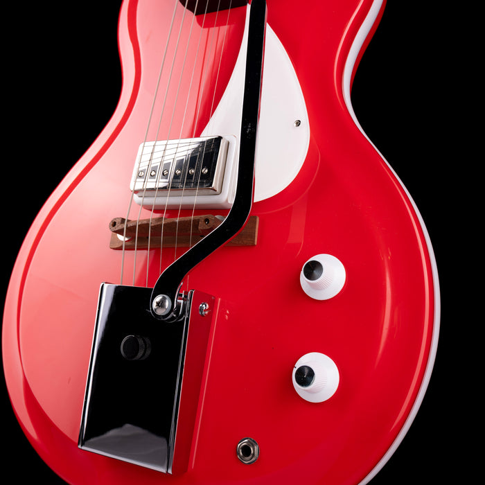 Pre Owned Supro American Series Belmont Vibrato Poppy Red With OHSC