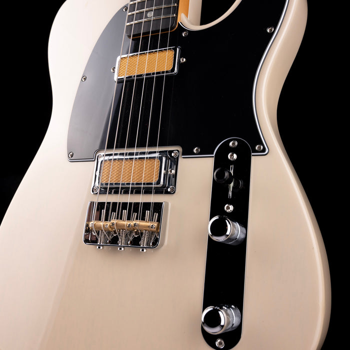Pre Owned Fender Gold Foil Telecaster Ebony Fingerboard White Blonde With Gig Bag