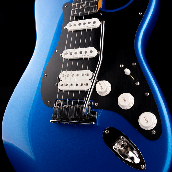 Pre Owned Fender American Ultra II HSS Stratocaster Noble Blue With OHSC