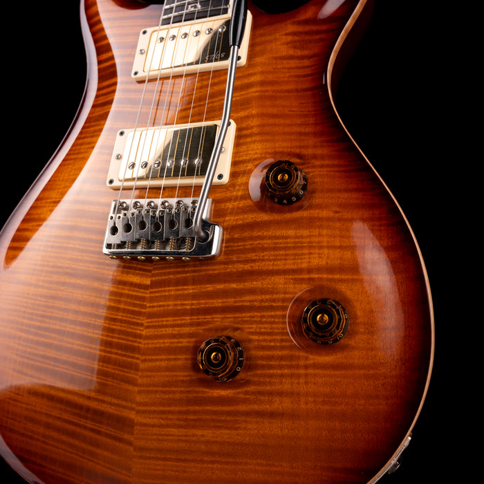 Pre Owned 2009 PRS 25th Anniversary Custom 24 Smoked Amber With OHSC