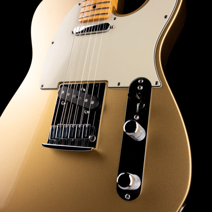 Pre Owned 2009 Fender Custom Shop Custom Deluxe Telecaster HLE Gold With OHSC