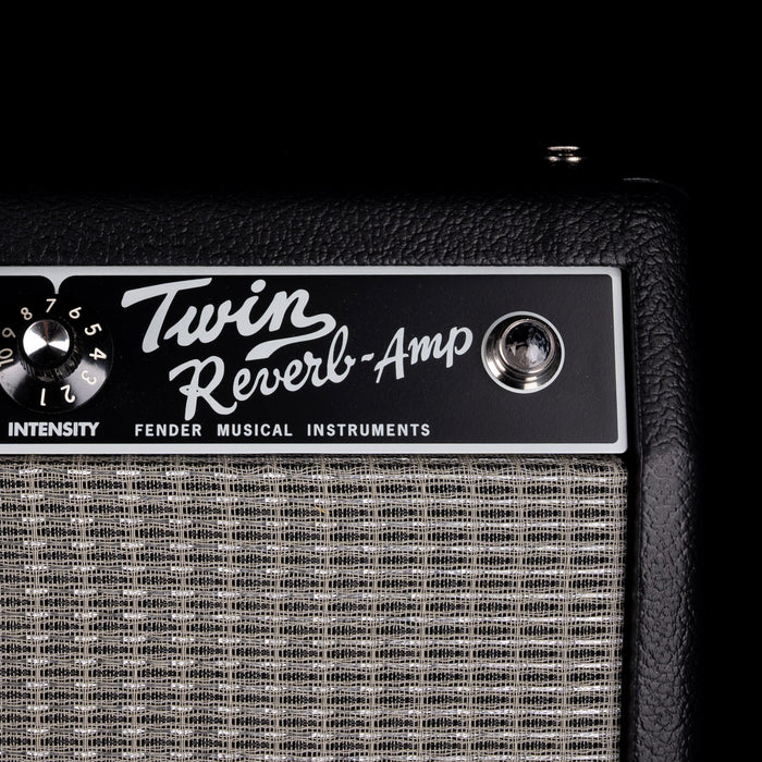 Used Fender Tone Master Twin Reverb Black Guitar Amp Combo - 2