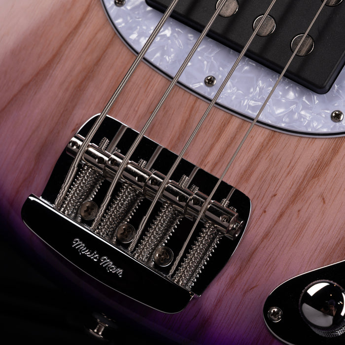 Ernie Ball Music Man StingRay Special 4 HH Bass Purple Sunset With Mono Case