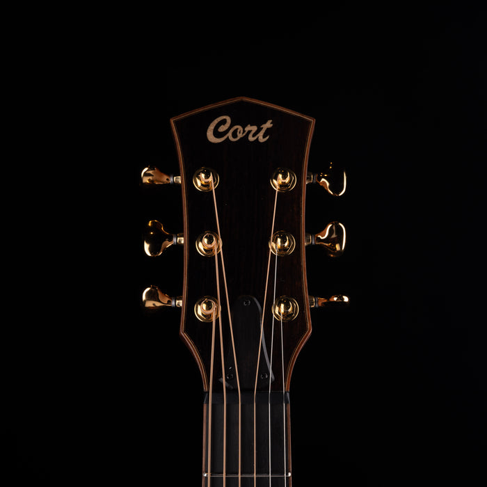 Pre-Owned Cort Modern Black Trans Black Acoustic With OHSC