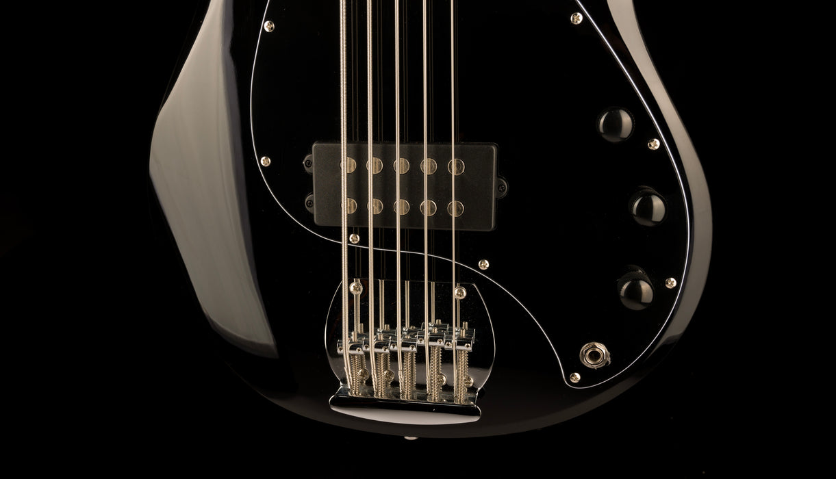 Used Sterling Music Man Sub Series StingRay 5 Black with Gig Bag