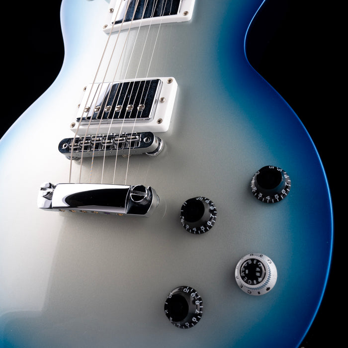Pre-Owned 2007 Gibson Les Paul Robot Guitar Limited Edition 1st Run Blue Silver Burst With OHSC