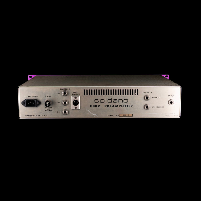 Pre-Owned Soldano X88R Preamp Rack Mount S/N 88016