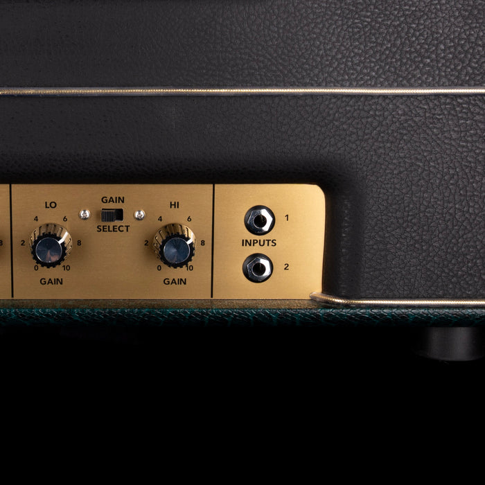Pre-Owned Magnatone Slash SL-100 Head with 4x12 Cabinet Iridescent Green