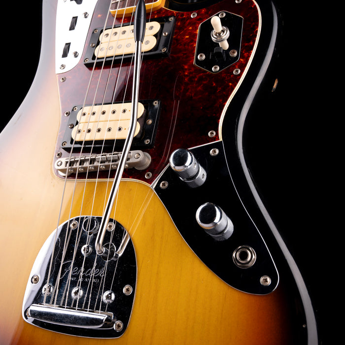 Pre-Owned Fender MIJ HJG-66KC VI Ikebe Limited Kurt Cobain Jaguar 3-Tone Sunburst With Case