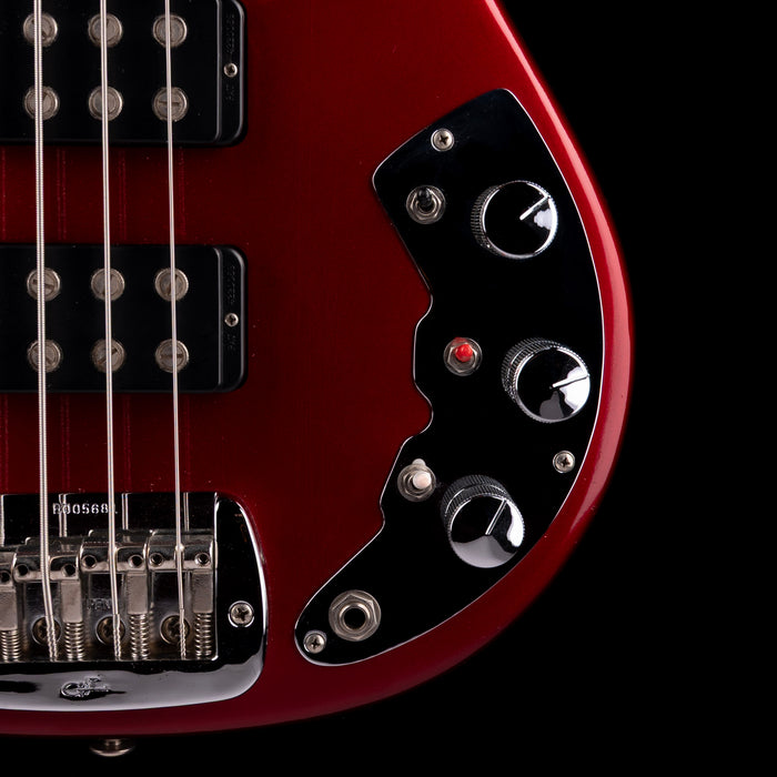 Pre-Owned 1982 G&L L-2000 Series E Fretless Bass Cherry Red With OHSC