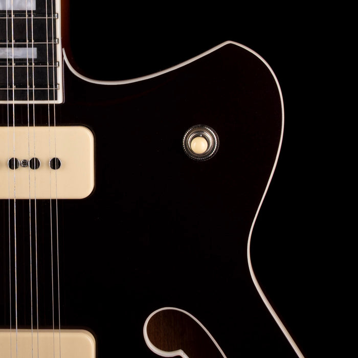 Reverend Airwave 12-String Electric Guitar - Metallic Bordeaux