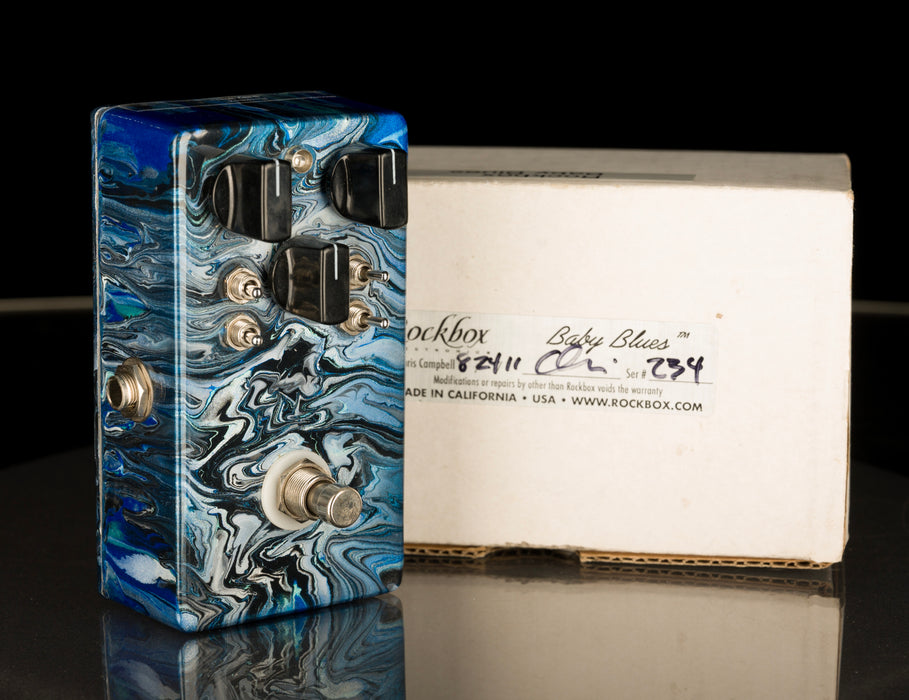 Used Rockbox Electronics Baby Blues Overdrive/Distortion Pedal With Box