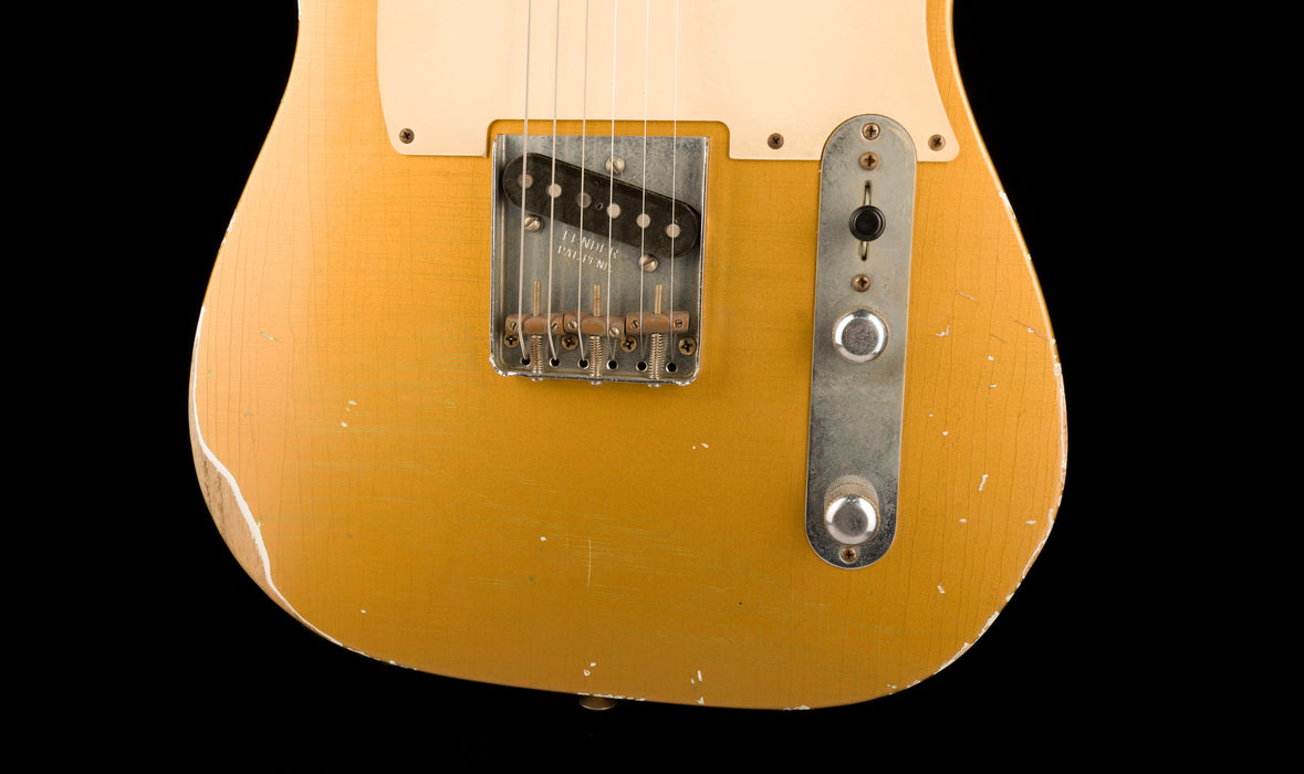 Pre Owned Partscaster with 2008 Fender Road Worn Neck Tele and MJT Gold Body