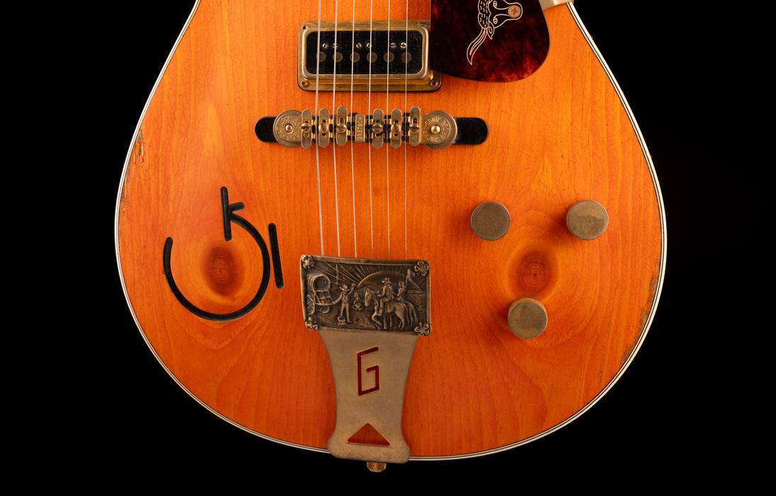 Gretsch Custom Shop Masterbuilt G6130CS 1954 Roundup Relic Knotty Pine Walnut Stain
