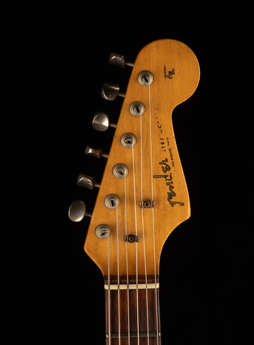 Vintage Fender 1965 Stratocaster Refinished Dark Red with Case