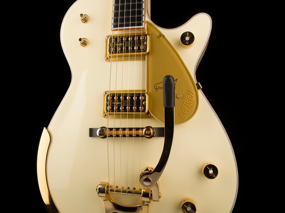 Pre Owned 2018 Gretsch G6134T-58 Vintage Select White Penguin With OHSC -  Serial # JT18083318