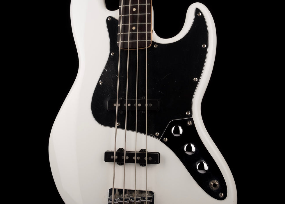 Used Squier Vintage Modified Jazz Bass with Jaguar Bass Neck Olympic White