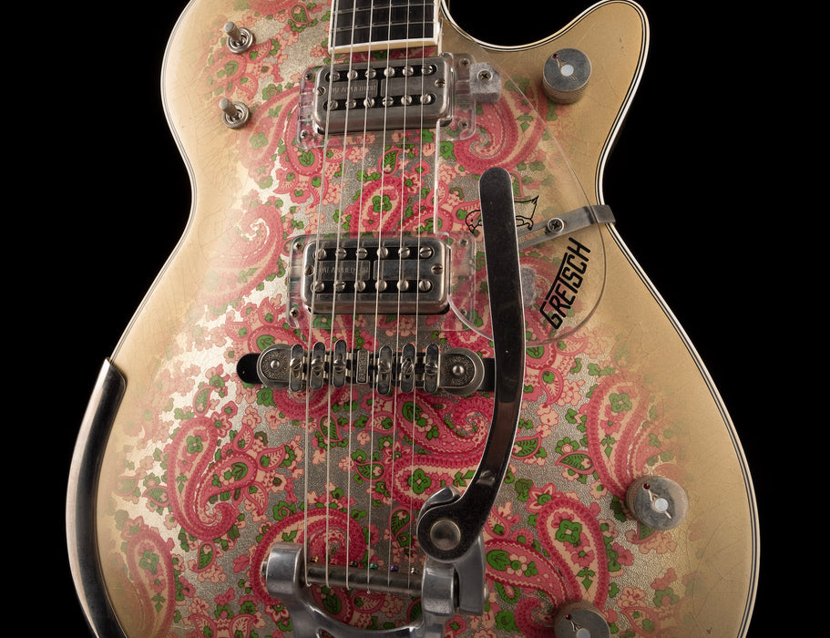 Pre Owned Gretsch Custom Shop Masterbuilt G6134CS 1959 Gold Paisley Penguin Relic