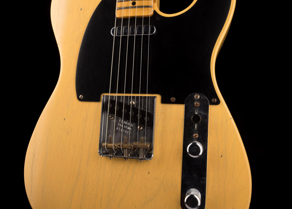 Pre Owned Fender Custom Shop 70th Anniversary Broadcaster Journeyman Relic Nocaster Blonde With OHSC