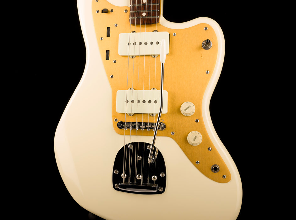 Pre Owned 2016 Squier J Mascis Jazzmaster Rosewood Fretboard Vintage White With Gig Bag
