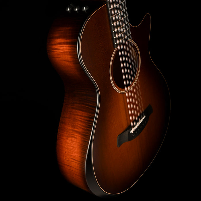 Taylor Builder's Edition 652ce 12 String Wild Honey Burst Acoustic Electric Guitar With Case
