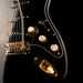 Used Burswood S-Style Rosewood Fingerboard Black Electric Guitar