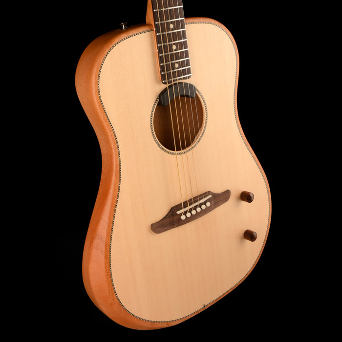 Pre Owned Fender Highway Series Dreadnought Rosewood Fingerboard Natural With Gig Bag
