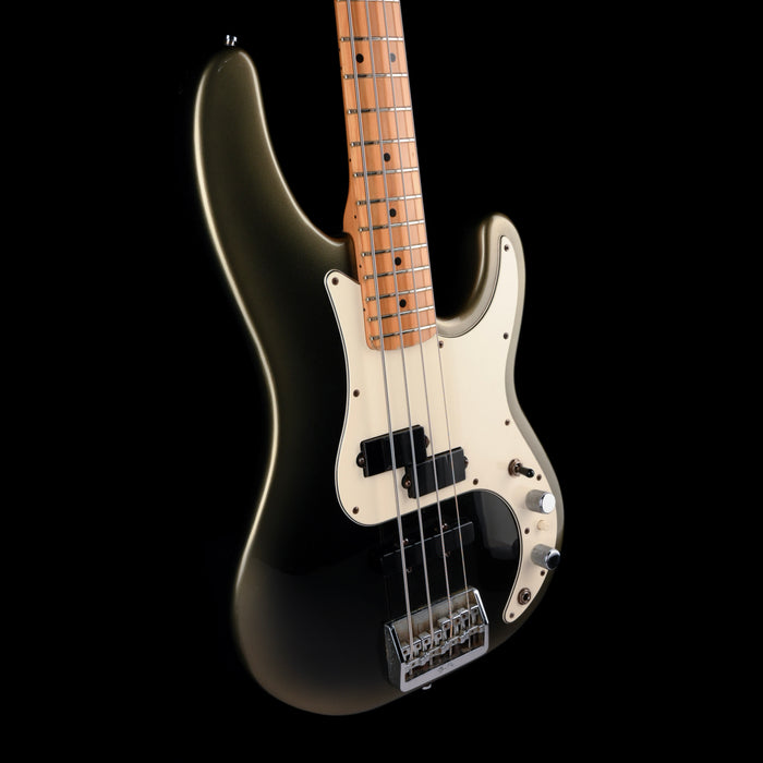Pre Owned 1989 Fender Precision Bass Plus Black Pearl Burst With Gig Bag