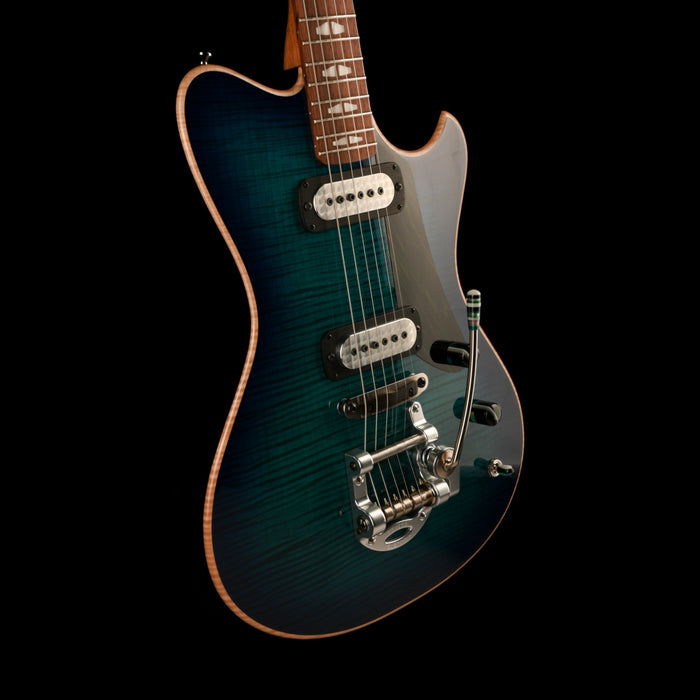 Powers Electric A-Type Select Tight Flame Blue Lagoon with Softshell Case