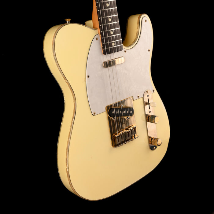 Pre Owned 1996 Fender 50th Anniversary Telecaster Custom Vintage White With Case