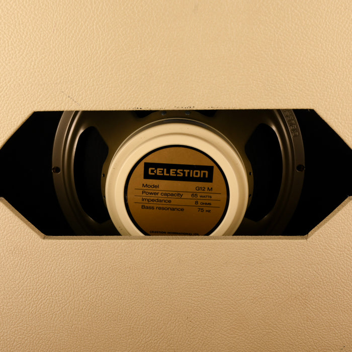 Pre-Owned Blonde 1x12 Guitar Amp Cabinet With Celestion Creamback G12M Speaker