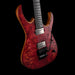 Mayones Duvell Elite Pro 6 String Baritone Antique Red Velvet Raw Electric Guitar With Case
