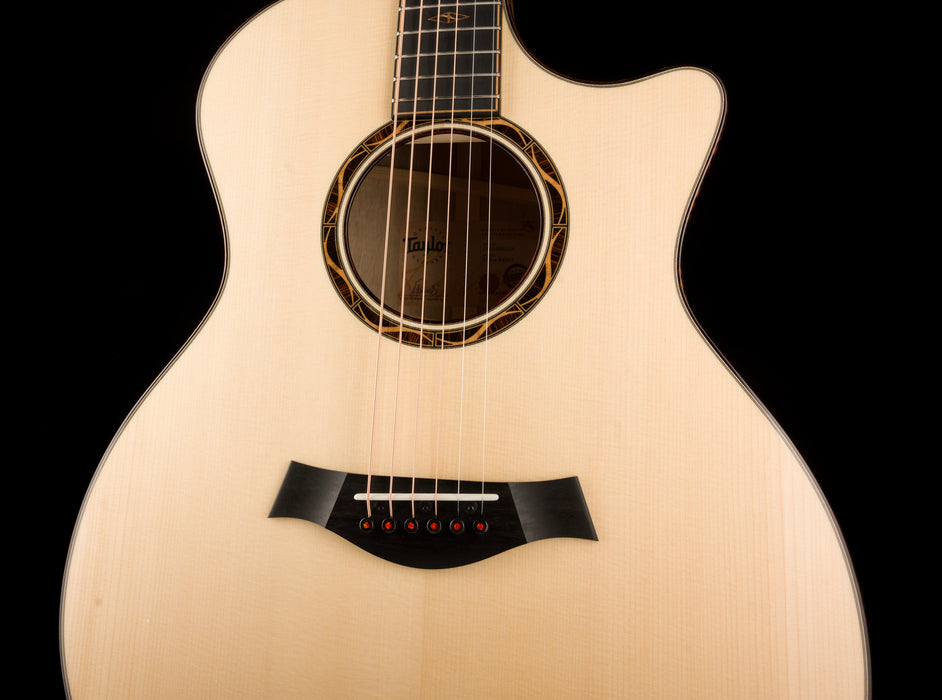 Taylor Custom Grand Auditorium C14ce Figured Myrtlewood Catch # 1 With Case