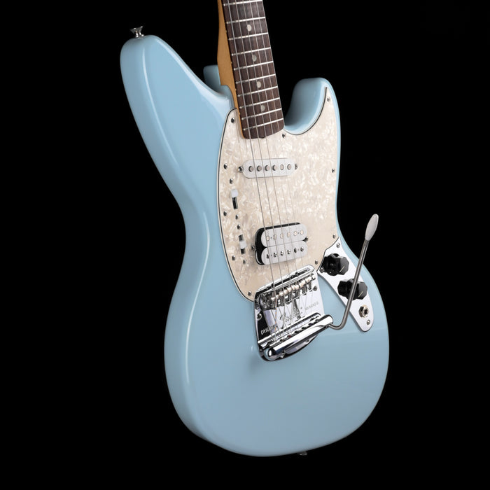Pre Owned Fender Kurt Cobain Jag-Stang Sonic Blue With Original Gig Bag