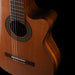 Used Kremona Fiesta F65CW Nylon Acoustic Electric Guitar Natural With Gig Bag