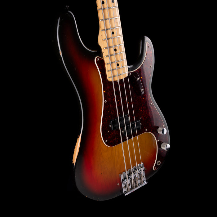 Vintage 1978 Fender Precision Bass Sunburst Maple With HSC