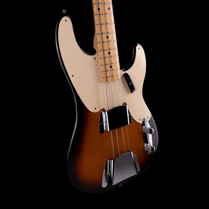 Pre Owned Fender Custom Shop 1955 Precision Bass NOS Sunburst With OHSC