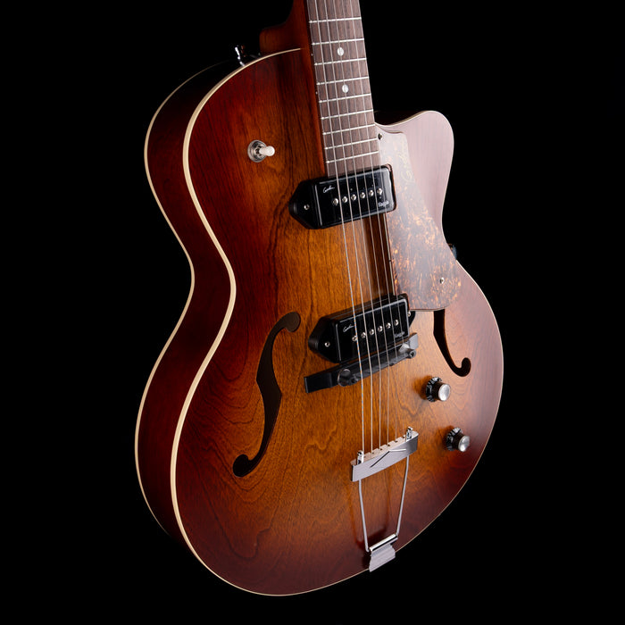 Used Godin 5th Avenue Kingpin Cognac Burst 2-P90 With Gig Bag