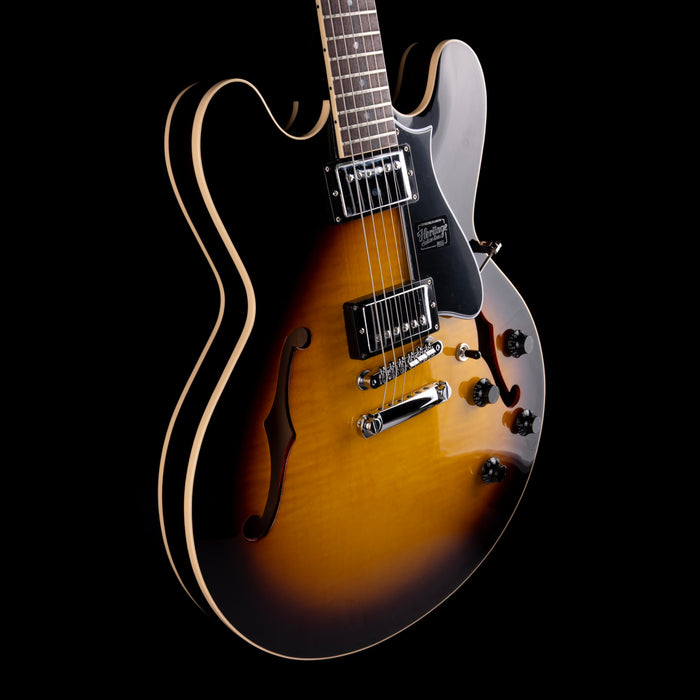 Heritage Standard H-535 Semi-Hollow Original Sunburst Electric Guitar with Case