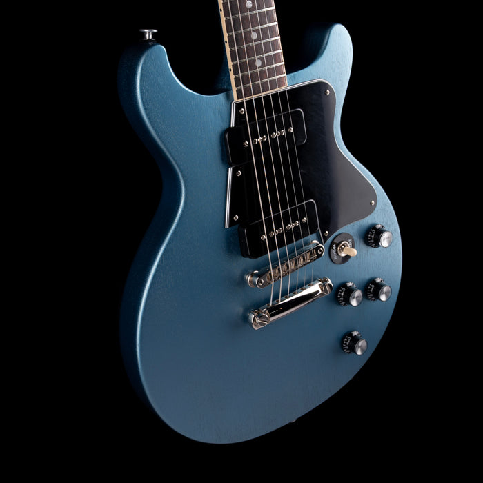 Used 2022 Gibson Rick Beato Les Paul Special Double Cut TV Blue Mist with OHSC