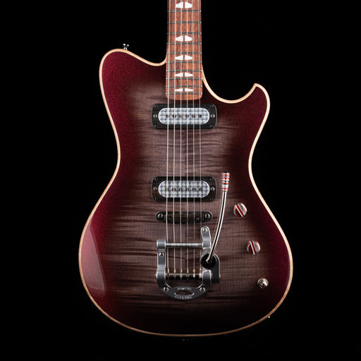 Powers Electric A-Type Select Chroma Silver Cranberry Color Shift with Softshell Case