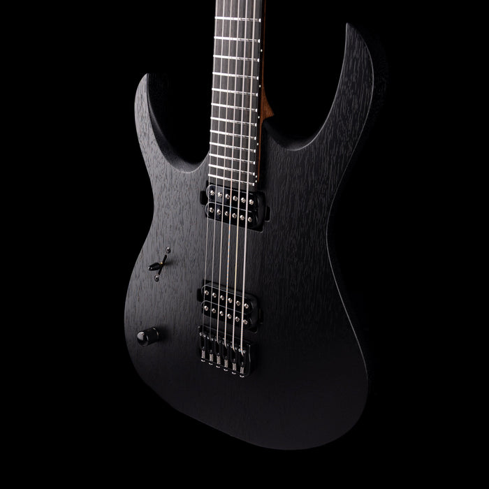 Mayones Duvell Elite 6 B27 Baritone Left Handed Black Limba Monolith Black Matte