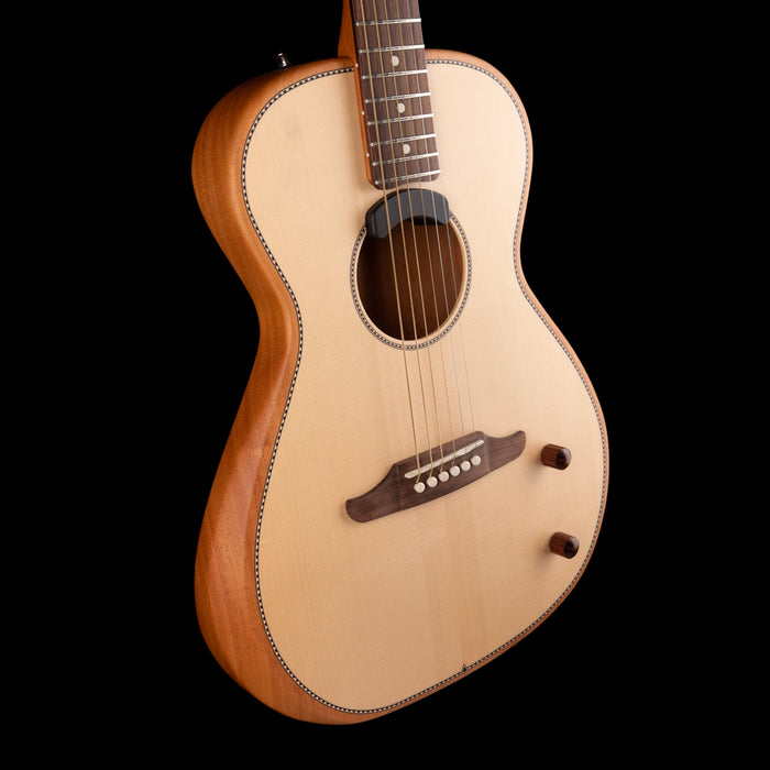 Used 2024 Fender Highway Series Parlor Natural with Gig Bag
