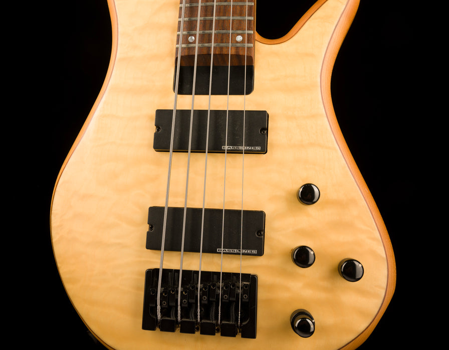 Pre Owned Zon Sonus Standard 5-String Bass Natural With Gig Bag