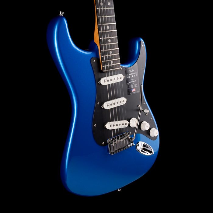 Fender American Ultra II Stratocaster Noble Blue With Case - Demo