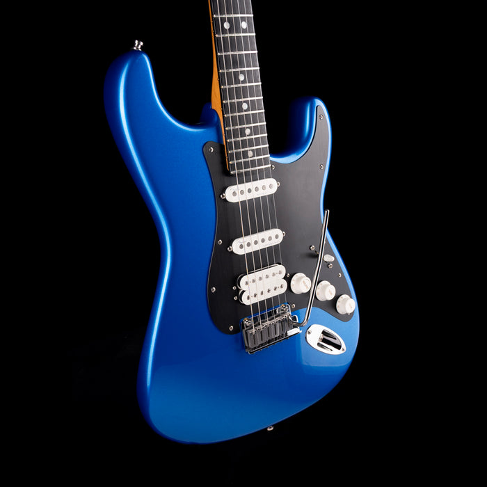 Pre Owned Fender American Ultra II HSS Stratocaster Noble Blue With OHSC
