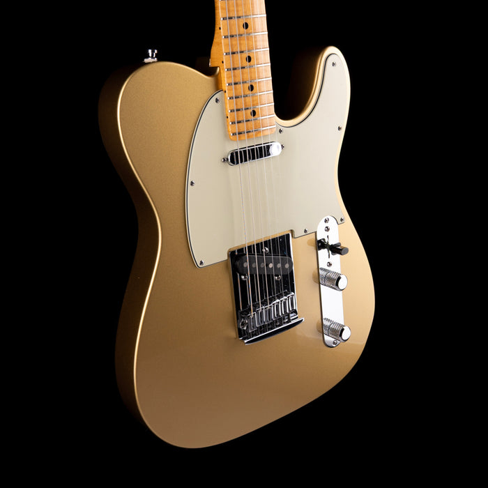 Pre Owned 2009 Fender Custom Shop Custom Deluxe Telecaster HLE Gold With OHSC