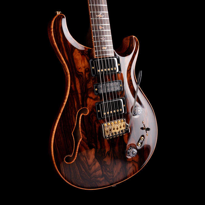 Pre Owned 2022 PRS Private Stock Special Semi-Hollow Macassar Ebony Top With OHSC