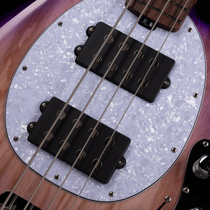 Ernie Ball Music Man StingRay Special 4 HH Bass Purple Sunset With Mono Case
